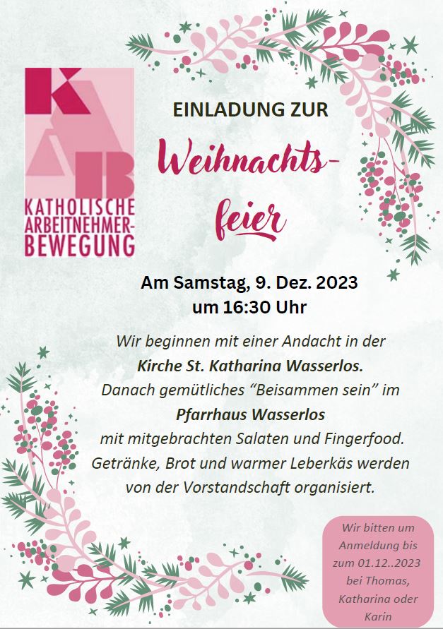 Bild Adventsfeier