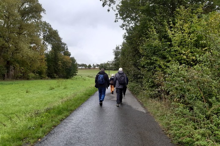 pilgernd unterwegs